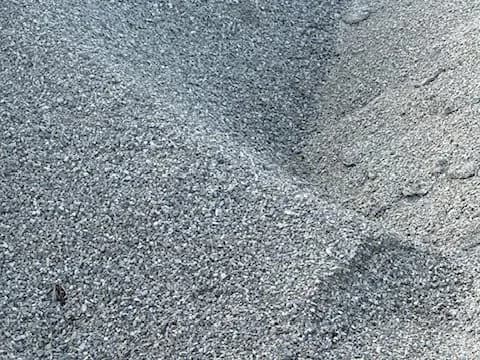 C2 limestone pile at the Brady Sand & Gravel yard in Tecumseh, MI